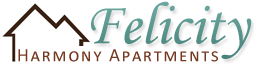Logo, Felicity Harmony Apartments - Apartment Rentals